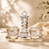 Salt Cellar – Royal Crystal & Gold Salt Set for Shabbat & Yom Tov