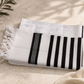 Tallit Tashbetz Black - 100% Rehelim Wool - Mishkan HaTchelet