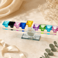 Hanukkiah – Orbit Crystal Hanukkah Menorah | Colorful or Clear Crystal Edition