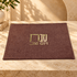 Challah Cover – Linen Shabbat & Yom Tov Challah Cover | Gold & Silver Hebrew Design
