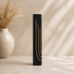 Mezuzah Case – Luxury Concrete Mezuzah with Gold Engraving | Fits 4.9" Klaf