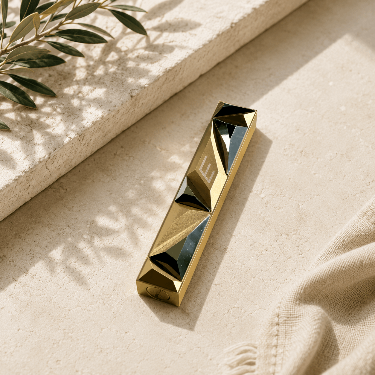 Mezuzah Case – Rose Gold Crystal Aluminum Mezuzah | Fits 4.7" Klaf