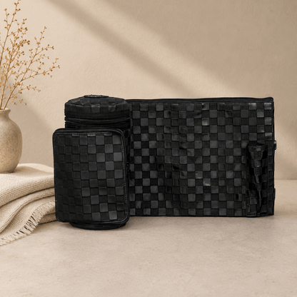 Tefillin Bag - Thermal “Adir” Model Checkered with Rigid Insulation