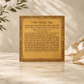 Hafrashat Challah Magnet – Hebrew Prayer Magnet | PU Faux Leather | Name Embossing