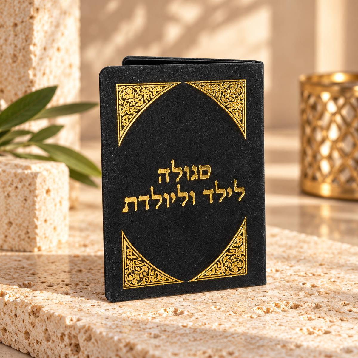 Segulah LeYeled VeLaYoledet – Jewish Protection Prayer Card for Mother & Baby | Shir LaMaalot, Tefilat HaDerech & Menorah