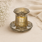 Kiddush Cup – Crystal Kiddush Cup with Saucer | Jerusalem Gold Design