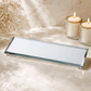 Candlestick Tray – Crystal Mirror Tray for Shabbat Candlesticks