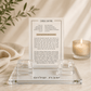 Candlesticks – Acrylic Shabbat & Yom Tov Candle Lighting Set with Hebrew & English Prayer | Complete Shabbat Set