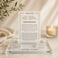 Candlesticks – Acrylic Shabbat & Yom Tov Candle Lighting Set with Hebrew & English Prayer | Complete Shabbat Set