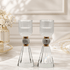Candlesticks - Crystal Shabbat & Yom Tov Candlesticks | Crystal Bead Design