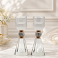 Candlesticks - Crystal Shabbat & Yom Tov Candlesticks | Crystal Bead Design