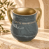 Netilat Yadayim Washing Cup – Stone-Look Polymer Netilah Cup | Gray & Gold Design