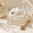 Honey Dish for Rosh Hashanah with Gold Plaque - Luxury Crystal