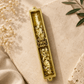 Mezuzah Case – Floral Menorah Metal Mezuzah | Fits 5.5" Klaf