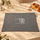 Challah Cover – Linen Shabbat & Yom Tov Challah Cover | Gold & Silver Hebrew Design