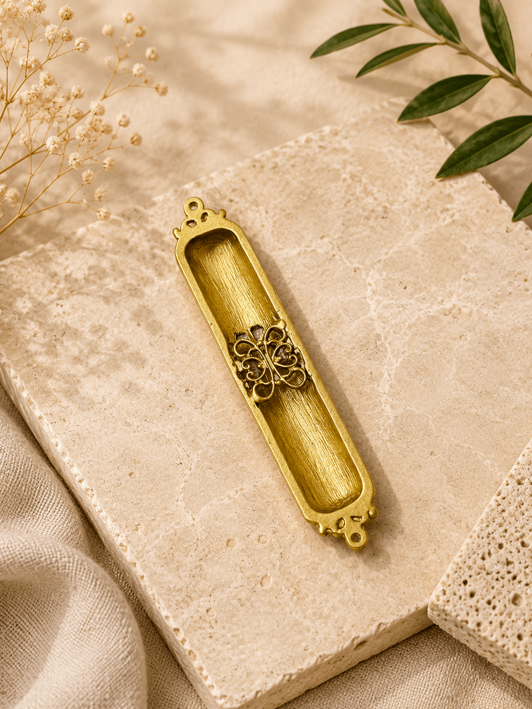 Mezuzah Case – Tree of Life Metal Mezuzah | Fits 2.75" Klaf