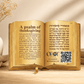 Mizmor LeTodah Magnet - Open Book Design