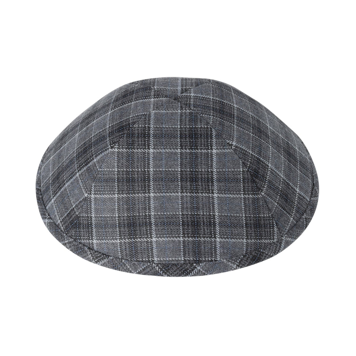 Kippah - iKIPPAH Dark & Light Gray Box Plaid Yarmulke