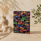 Leather Siddur - Modern Colorful Design