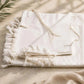 Tallit Tashbetz White - 100% Rehelim Wool - Mishkan HaTchelet