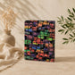 Leather Siddur - Modern Colorful Design