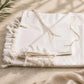 Tallit Tashbetz White - 100% Rehelim Wool - Mishkan HaTchelet